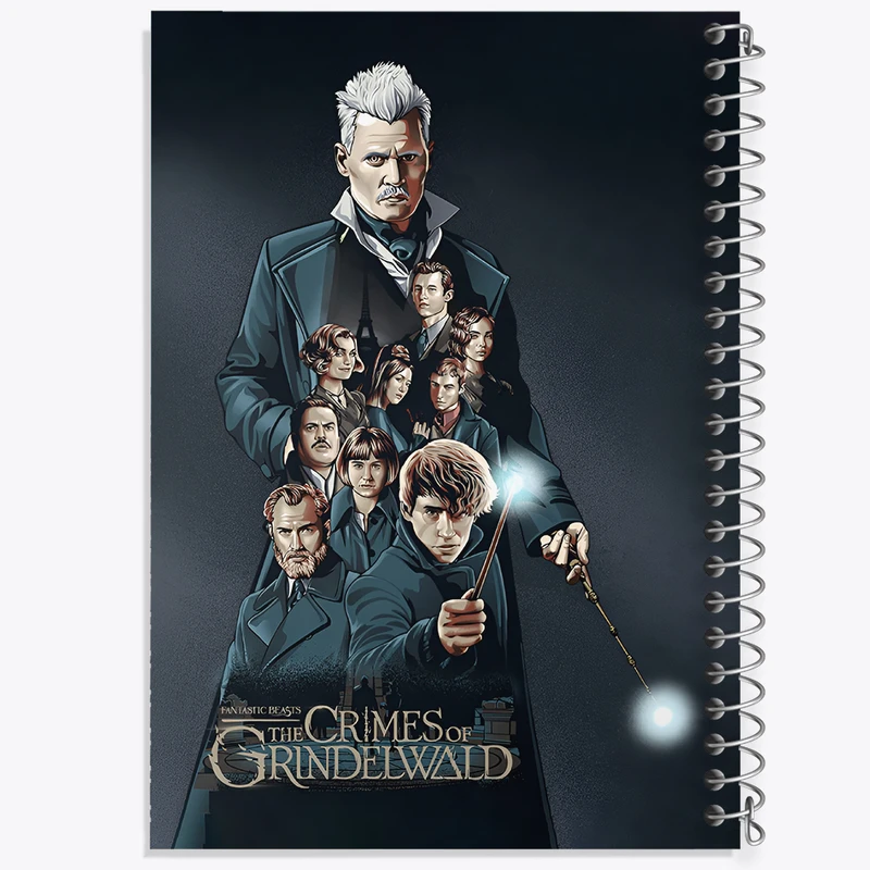 دفتر نقاشی 50 برگ خندالو طرح جنایات گریندل والد کد N5706