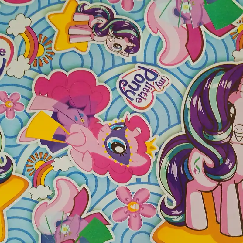 کاغذ کادو مدل Pony مجموعه 5 عددی