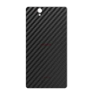MAHOOT Carbon-fiber Texture Cover Sticker for Sony Xperia Z