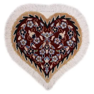 فرش دستبافت رومیزی مدل قلب کد 990855