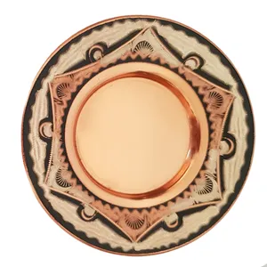 نعلبکی میناکاری مدل مسی کد 106