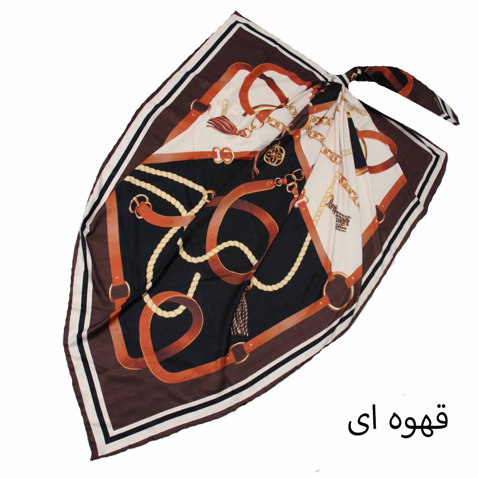 روسری زنانه مدل ابریشم مزونی کد 3032 -  - 13