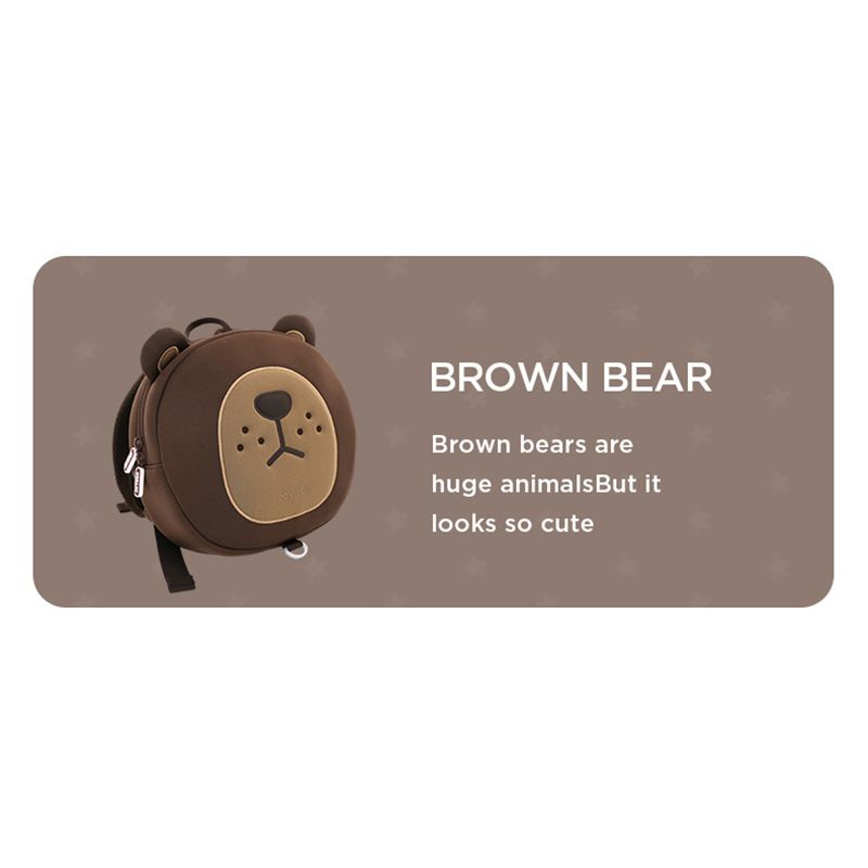 کوله پشتی بچگانه زوی زویی مدل Cute Big Brown Bear کد B32 -  - 9