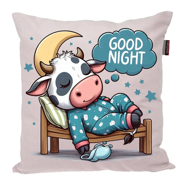 کوسن پاد آفرین مدل بچگانه طرح Good Night کد PK40590