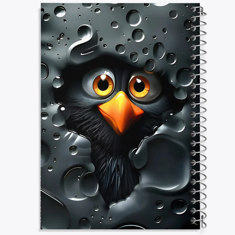 دفتر نقاشی 50 برگ خندالو طرح پرنده ی بامزه کد F8169