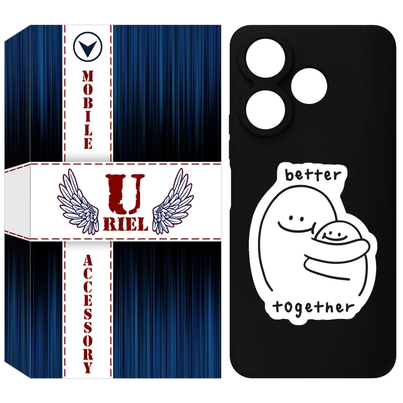 کاور یوریل مدل KSH کد 90 طرح Together مناسب برای گوشی موبایل شیائومی Redmi 13 4G / 13 5G / Poco M6 4G