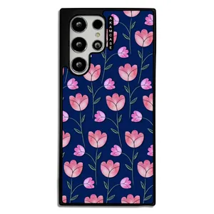 AKAM AMC-WSGS22U-FLOWERS6 Cover For Samsung Galaxy S21 Ultra