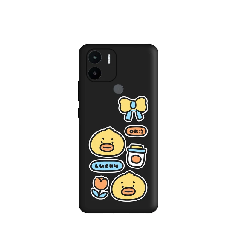 کاور قاب گارد طرح جوجه طلایی کد t6409 مناسب برای گوشی موبایل شیائومی Redmi A1 Plus / Redmi A2 Plus 