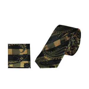 ست کراوات و دستمال جیب مردانه مدل Hm-1002