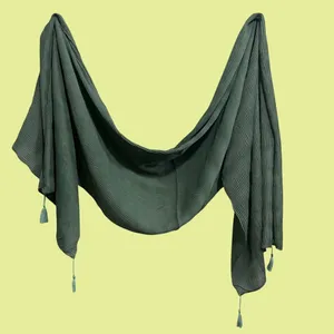 شال زنانه مدل نخی پلیسه کد duk-3