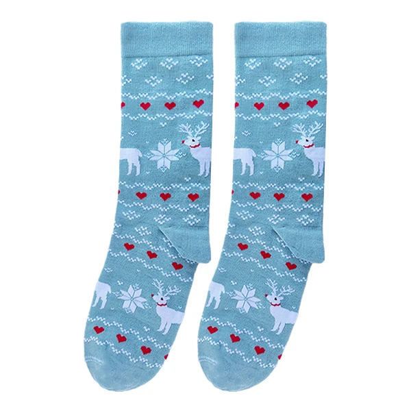 جوراب ساق بلند زنانه ال سون مدل عروسک قلبی کد PH786