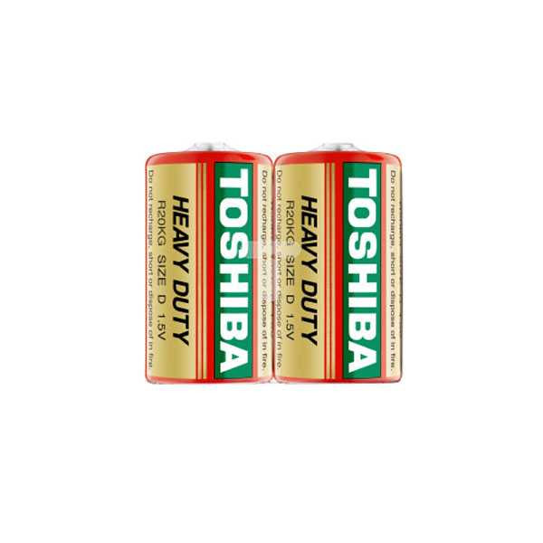 باتری D توشیبا مدل Heavy Duty بسته 2 عددی