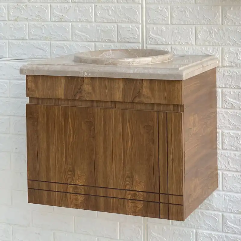 ست کابینت و روشویی آکاژو مدل A505 به همراه آینه و باکس