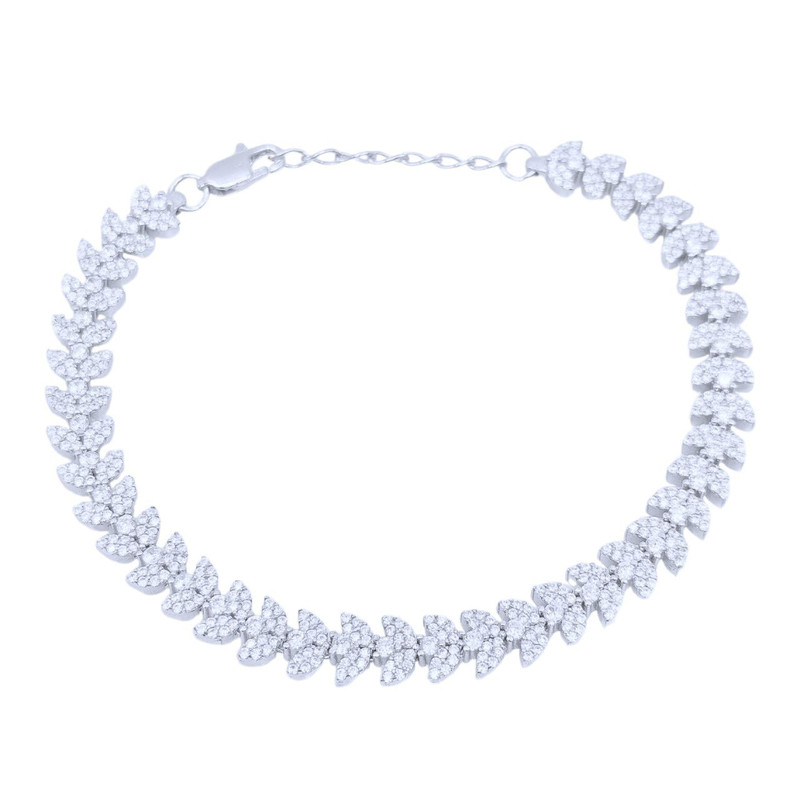 دستبند نقره زنانه گالری رضازاده مدل چتری لاو 0216 دستبند نقره زنانه گالری رضازاده مدل چتری لاو 0216