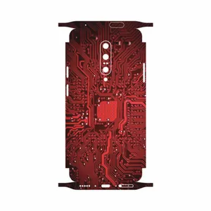 MAHOOT Red Printed Circuit Board-FullSkin Cover Sticker for OnePlus 7 Pro
