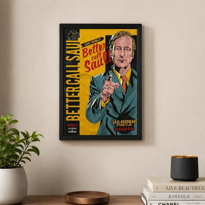 تابلو مدل Better call saul کد G14-31