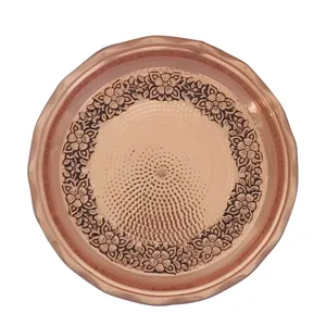 سینی مسی مدل گلبرگ کد sz-0497