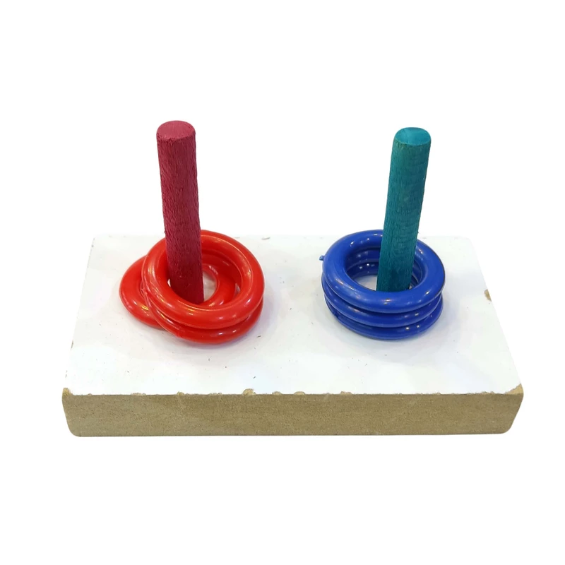 اسباب بازی پرندگان مدل جورچین دوتایی کد1167