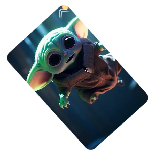 استیکر کارت طرح بیبی یودا Baby Yoda مدل CAC893-K-G1-196