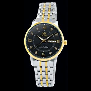 ساعت مچی عقربه‌ای کوارتز زنانه اُ لِوز مدل نگینی کد 003