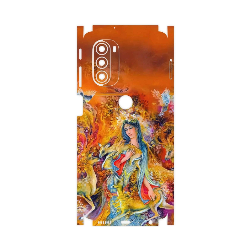 برچسب پوششی ماهوت مدل Persian miniature 2-FullSkin مناسب برای گوشی موبایل موتورولا Moto G51 5G