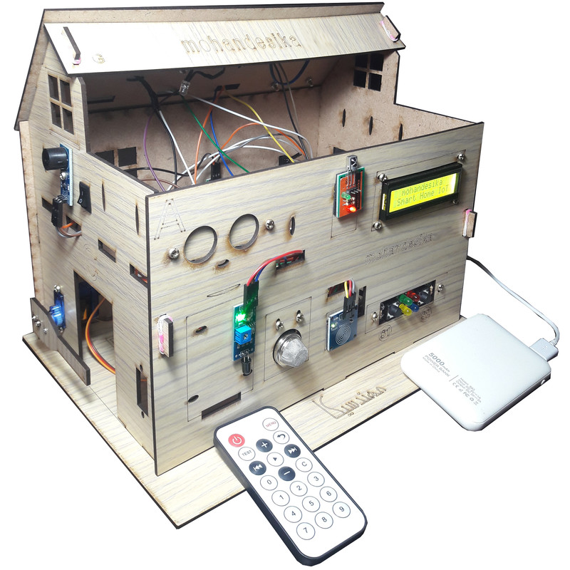 بازی آموزشی مهندسیکا مدل ماکت خانه هوشمند ریموت کنترلی کد Smart-022