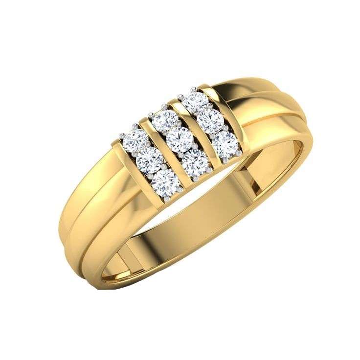  انگشتر طلا 18 عیار زنانه قیراط کد GH6201