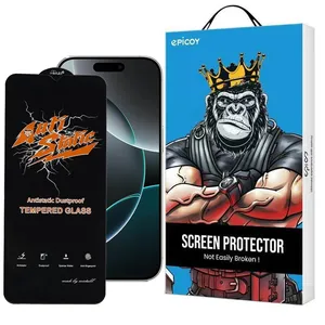 Epicoy Antistatic Dustproof Glass Screen Protector For Apple iPhone 16 Proo