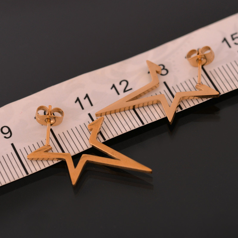 گوشواره زنانه ماصرم مدل ستاره کد ER2074