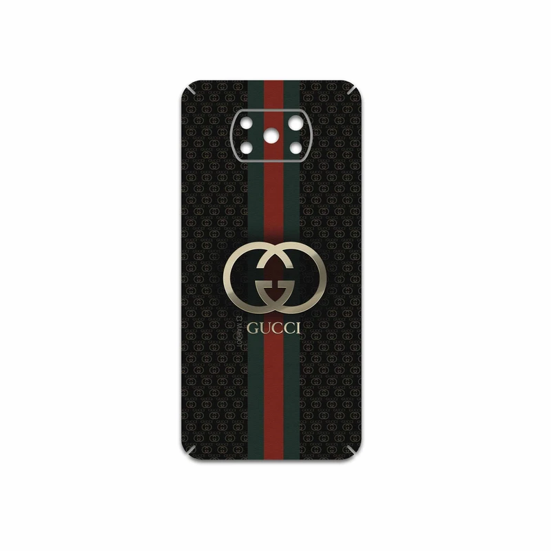 برچسب پوششی ماهوت مدل GUCCI-Logo مناسب برای گوشی موبایل شیائومی Poco X3 Pro