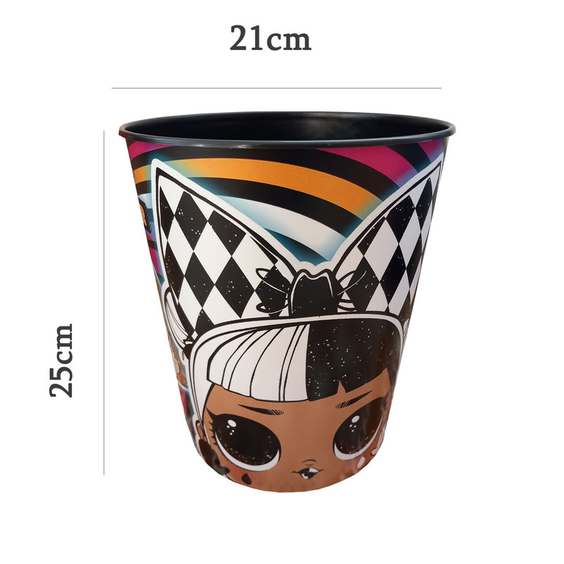 سطل زباله اتاق کودک مدل دختران کد LOL-502