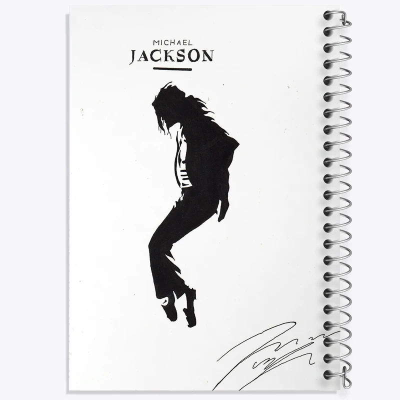 دفتر نقاشی 50 برگ خندالو طرح مایکل جکسون (Michael Jackson) کد F1142