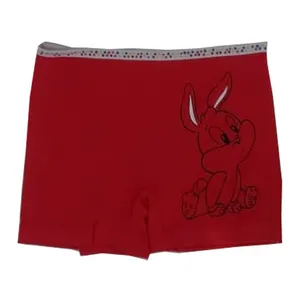 شورت دخترانه طرح خرگوش رنگ قرمز