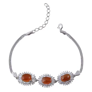    دستبند نقره زنانه بازرگانی میلادی کد DP_076