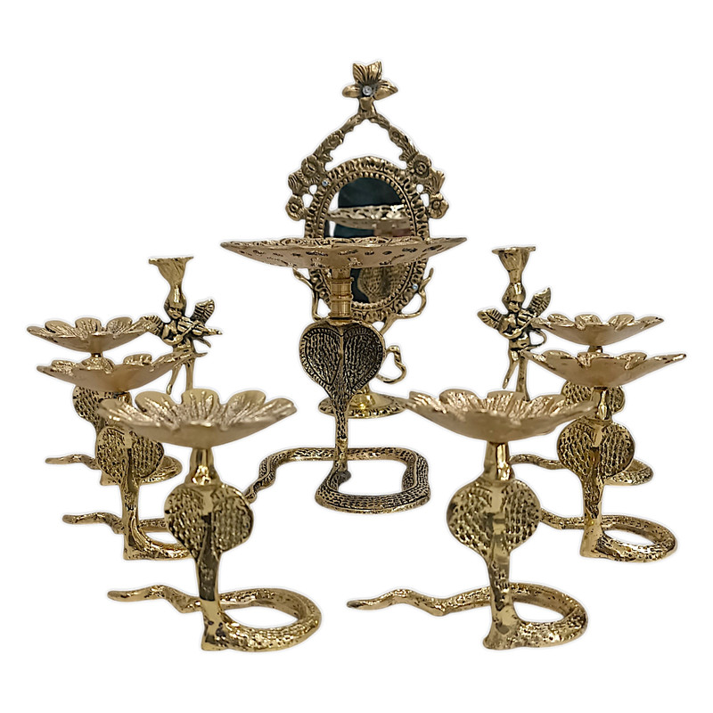 مجموعه ظروف هفت سین 10 پارچه مدل مار کد H-1316