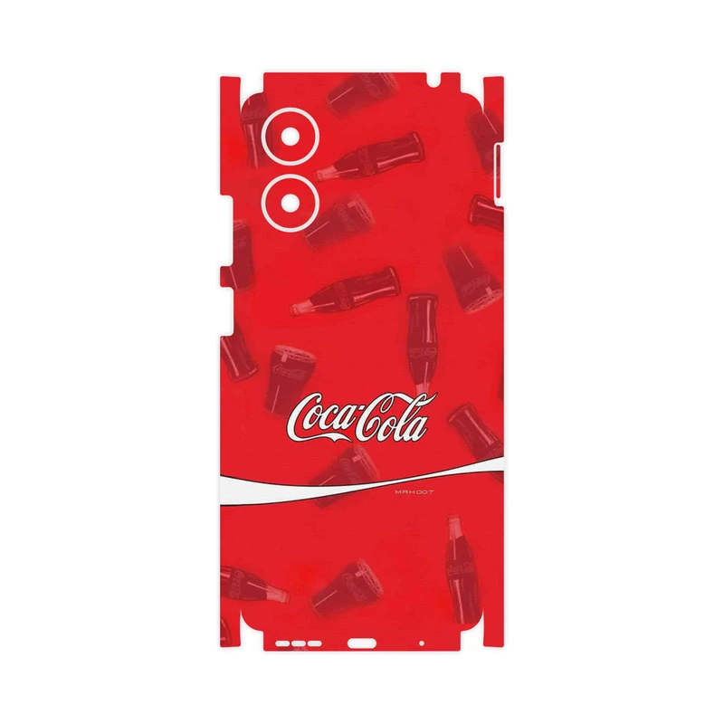 برچسب پوششی ماهوت مدل Coca_Cola_Logo-FullSkin مناسب برای گوشی موبایل موتورولا Moto G04
