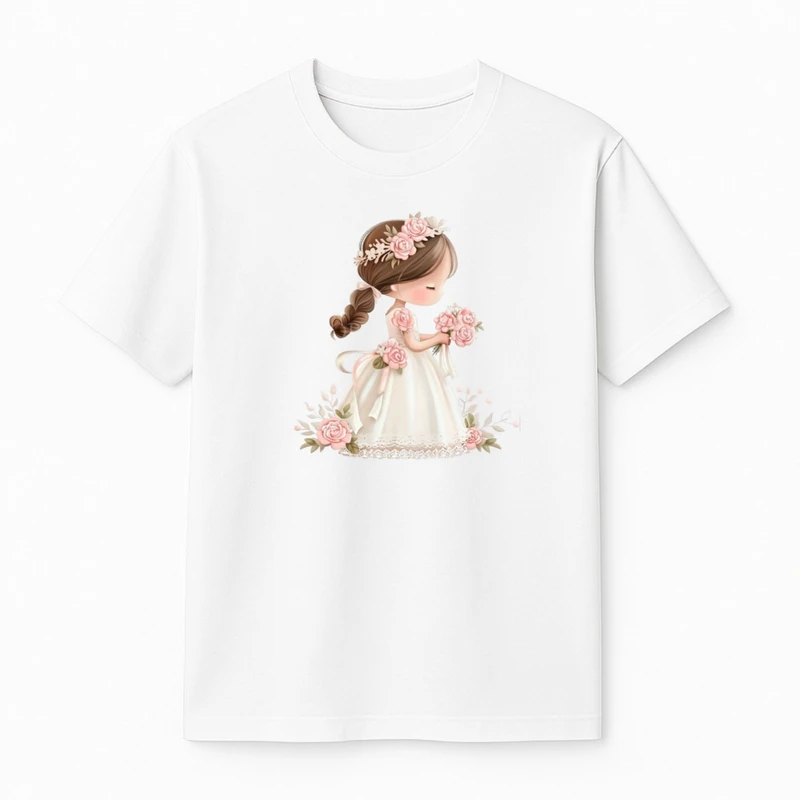 تی‌شرت آستین کوتاه دخترانه کد 16