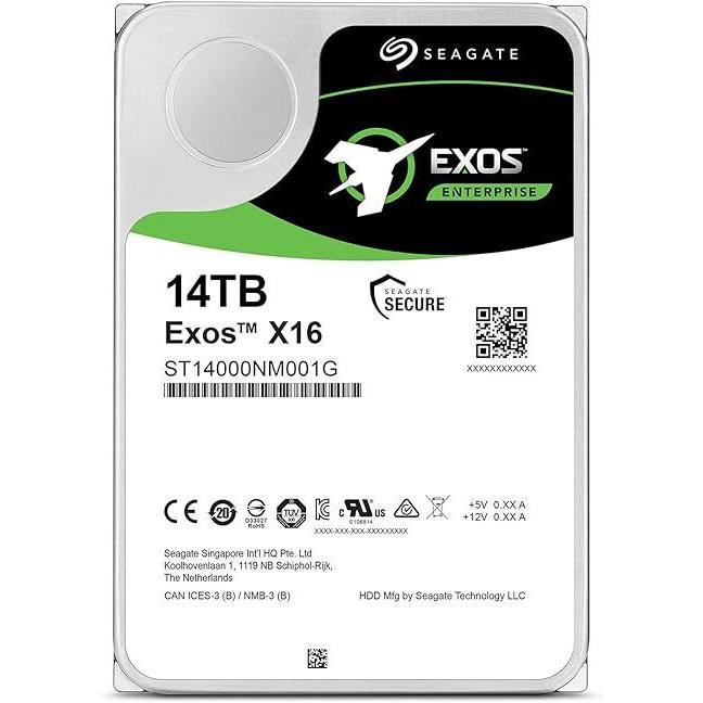 هارد دیسک اینترنال سیگیت مدل Exos ST14000NM001G ظرفیت 14 ترابایت