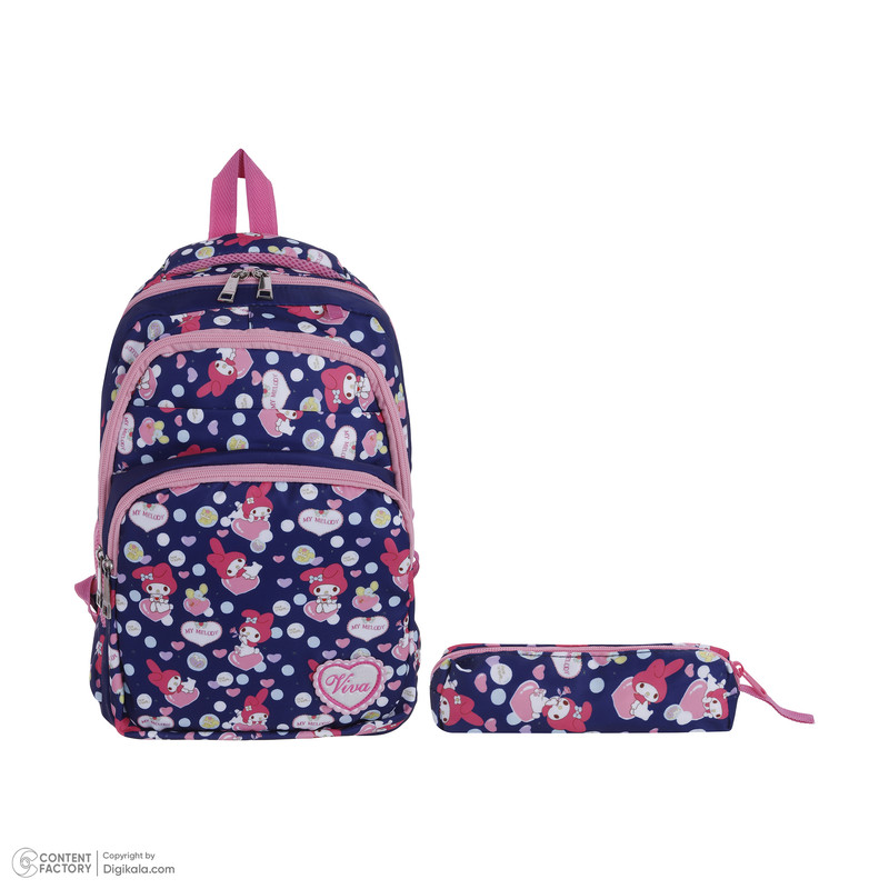 کوله پشتی مدل My Melody به همراه جامدادی