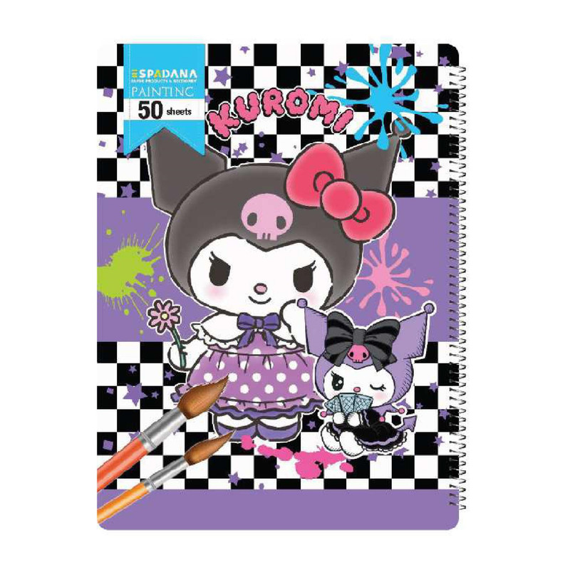 دفتر نقاشی 50 برگ اسپادانا کد 5010 مجموعه 12 عددی