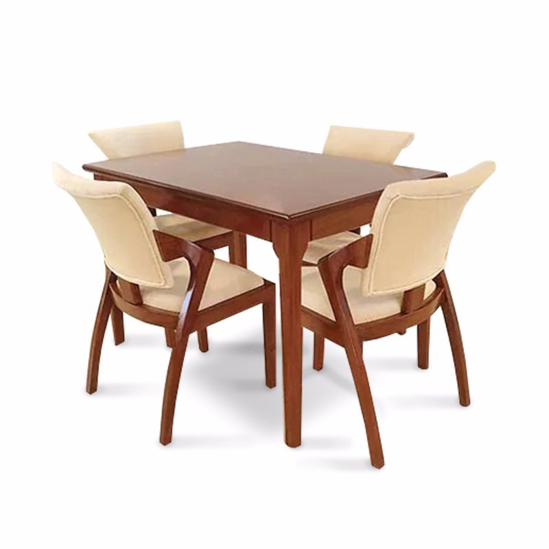 میز و صندلی ناهارخوری چهار نفره مدل alman46