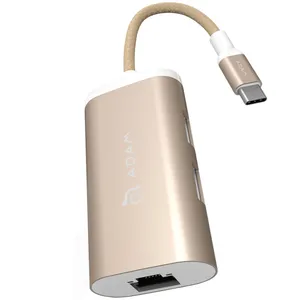 هاب سه پورت USB-C آدام المنتس مدل eC301