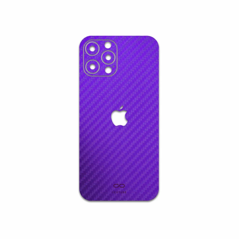 برچسب پوششی ماهوت مدل Purple-Fiber مناسب برای گوشی موبایل اپل iPhone 12 Pro Max