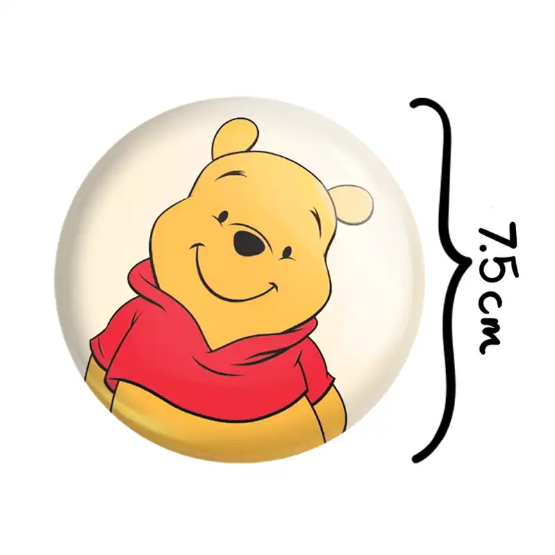آینه جیبی خندالو طرح خرس پو Winnie The Pooh مدل تاشو کد 1596