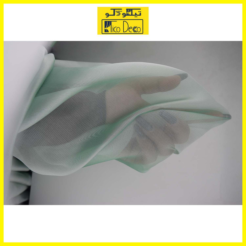پرده تیکو دکو مدل حریر شاین ژرسه سایز 300*280 سانتی متر