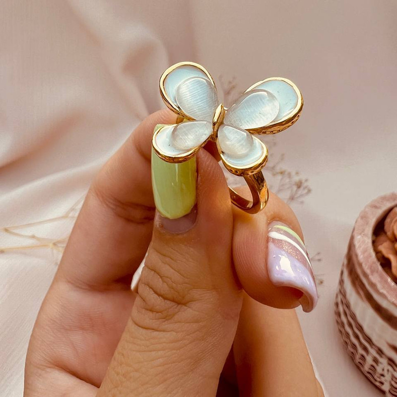 انگشتر زنانه مدل پروانه