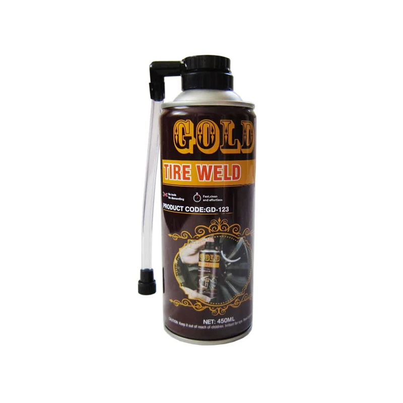 اسپری رفع پنچری لاستیک خودرو گلد کد 2020 حجم 450 میلی لیتر