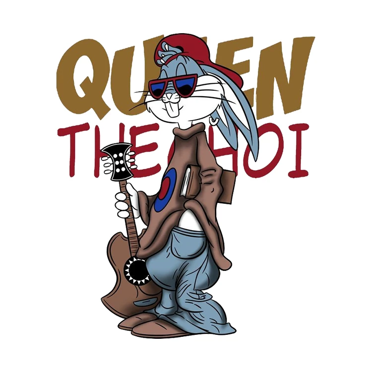 استیکر پارچه و لباس پاد آفرین مدل کارتونی کد S1338