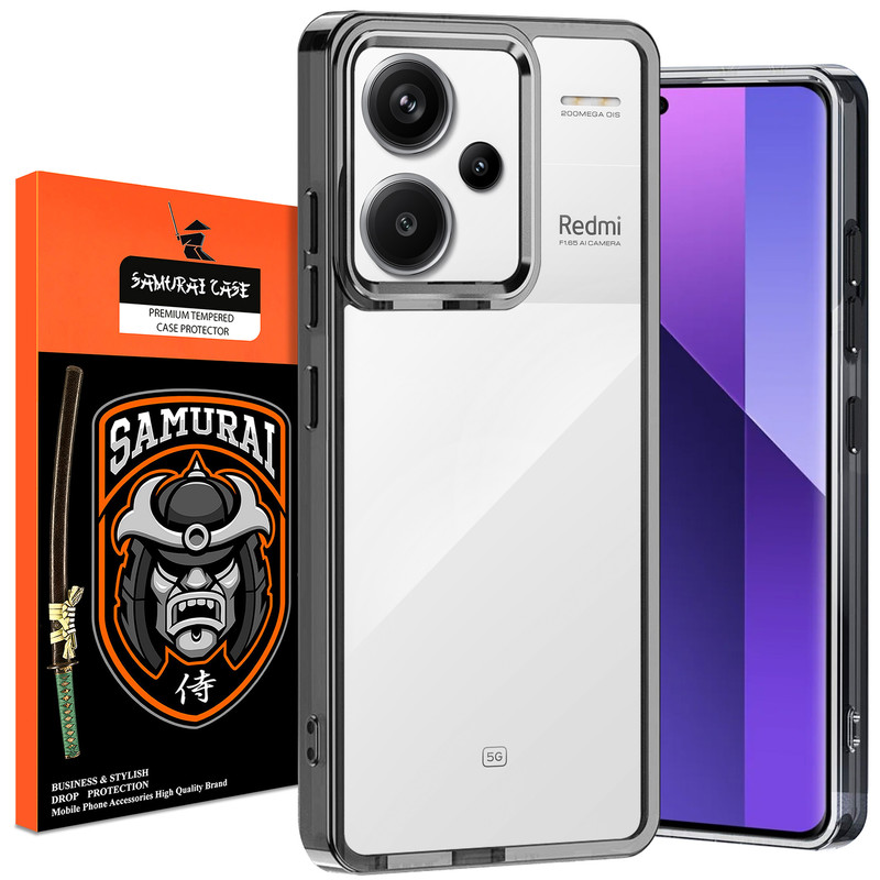 کاور سامورایی مدل Crystal Shield مناسب برای گوشی موبایل شیائومی Redmi Note 13 Pro Plus