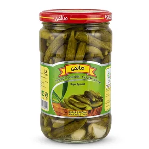 خیارشور ریز پاستوریزه صالحی -  650 گرم مجموعه 3 عددی